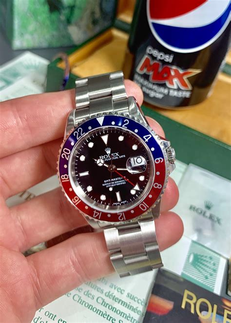 rolex gmt pepsi dimensions|Rolex Pepsi price list.